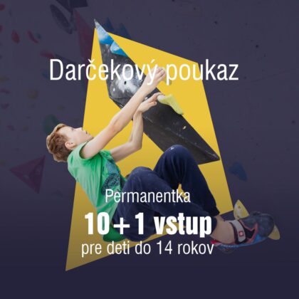 Darčekový poukaz - 11 vstupov pre deti do 14 rokov | k2zilina.sk