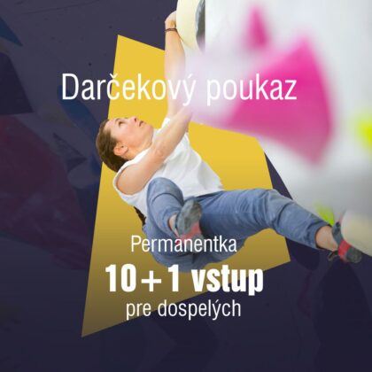 Darčekový poukaz - 11 vstupov pre dospelých | k2zilina.sk